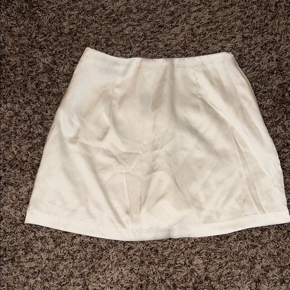 A&F Satin Draped Mini Skort - Picture 4 of 7